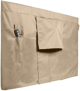 Covermates Outdoor Full TV Cover – Water-Resistant All-Weather Protection for Mounted & Freestanding TVs, 12-Gauge Vinyl with Remote Pocket & Secure Touch Fastener Closure, 65-68 …