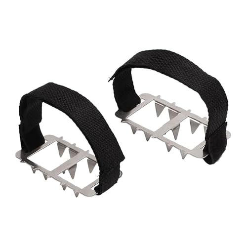 Montañismo y senderismo estable con crampones de alta resistencia y clavos para nieve