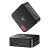 NiPoGi E3B Mini PC di ΑΜD Ryzen 5 7430U (Max 4.3GHz, 6C/12T, migliore di 5500U/5650U/5675U), 16GB RAM/512GB SSD, Mini Desktop Studio, WiFi 6/BT 5.2/4K Triplo Display/VESA Supportato