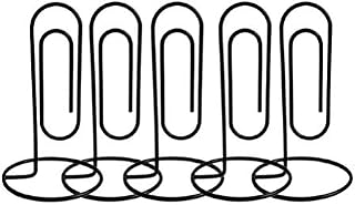 STOBOK 5pcs Desktop Memo Holder Jumbo Paper Clip Office Stand Memo Holders Multifunction