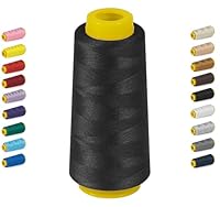 Stiverse Nähgarn für Nähmaschine, 1640 Meter (1800 Yard) Sewing Thread, Nähfaden, 40/2 Polyester Garn für Qualitäts Kanten Versäubern, Kanten Umschlagen, Handgefertigt