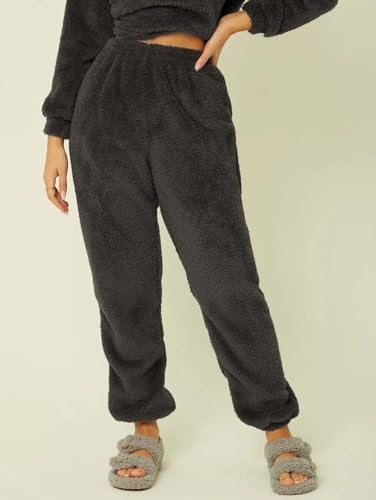 Image of KOTTY Women's Cozy Plush Fleece Lounge Pants - Ultra Soft Warm Relaxed Fit Comfort Wear