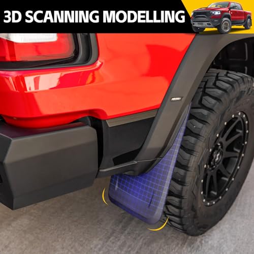 Image of Mud Flaps Only for 2021-2024 Dodge Ram 1500 (TRX) Splash Guards Front & Rear Truck Mud Guards Set Accessories(4pcs)