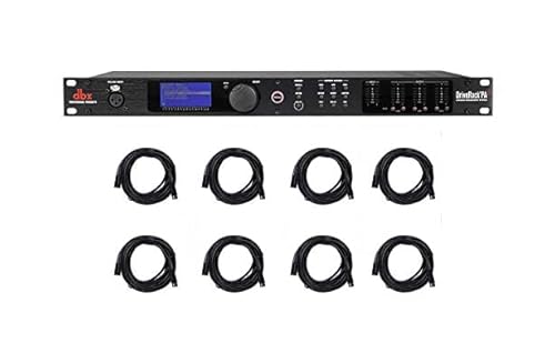 DBX DriveRack PA2 Sound Signal Processor Speaker Manage System+(8) XLR Cables