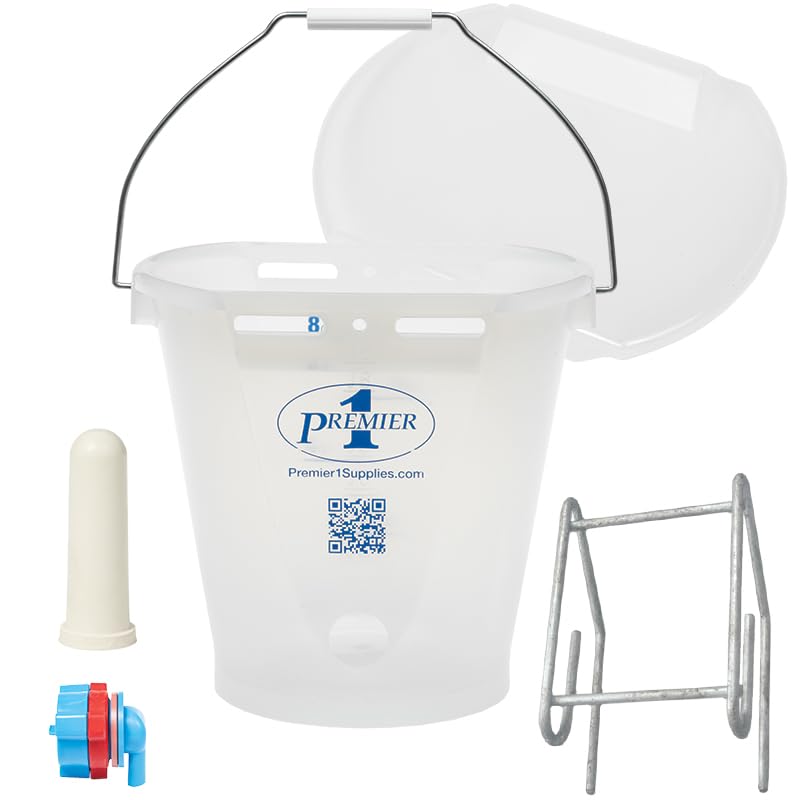 Premier 1 Orphan Calf Milk Feeding Bucket - 2 Gallon