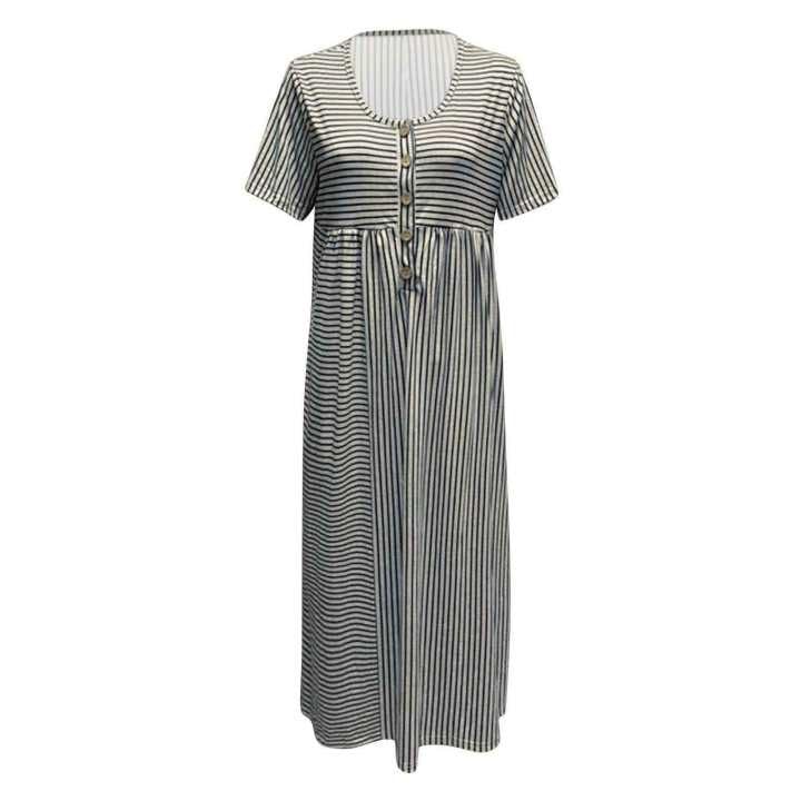 Robe d'été ample en mousseline pour masquer les formes avec élégance