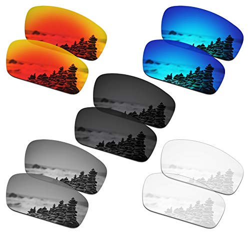 Image of Set of 5 Men's Replacement Lenses for Oakley Splinter Sunglass Combo Pack S01