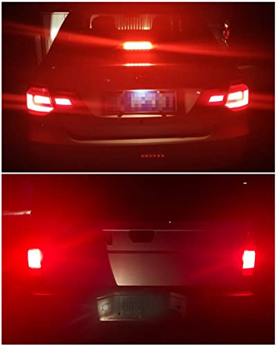 Keiurot 1157 Led Bulb 1034 2057 7528 Bay15D 2357 Light Bulb For Rv Camper Mpv Motorcycle Car Brake Light Bulb Tail Lights Stop Light Side Marker Light, Brilliant Red 12V（Pack Of 4） #TOP4