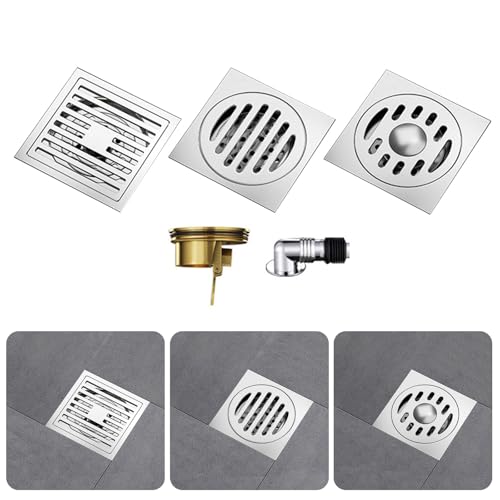 Portable Sturdy Stainless Steel Bathroom Drain Effective Hair and Debris Catcher for Daily Household Use