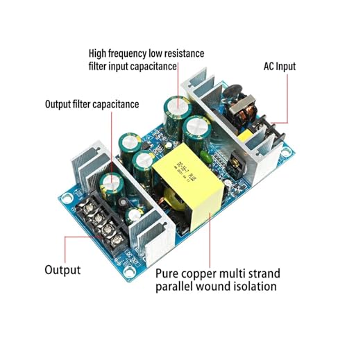 Module d'alimentation à découpage isolé AC-DC 12V 8A pour régulation - 4