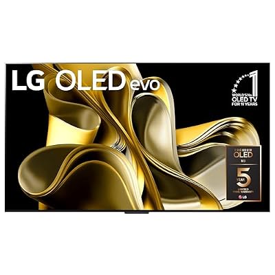 LG 77-Inch Class OLED evo M3 Series, 4K Processor, Smart Flat Screen TV, with Wireless 4K Connectivity, Alexa Built-in (OLED77M3YUA)