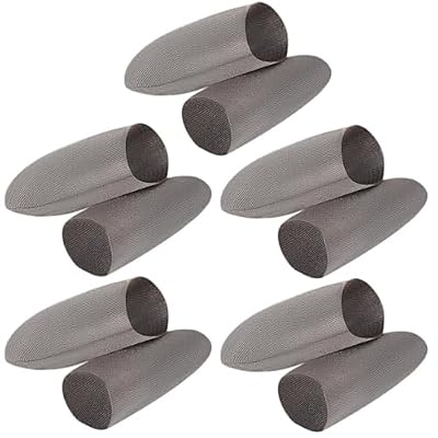 ADOCARN 10 Pcs Finger Sleeves Screen Touch Finger Covers for Phone Gaming Breathable Nylon Fabric with Anti-Sweat and Anti-Slip Features Protect Thumb While Playing Games