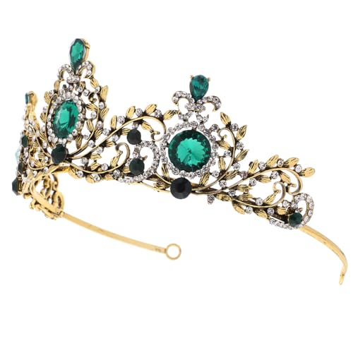 Bandeau couronne verte idéal pour shooting photo et grands mariages