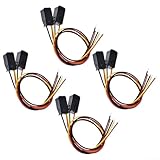 UrbanHui Infrarot Lichtschranken Sensor 4 Paare Durchstrahl Photoelektrischer Schalter 2-30 cm Erfassungsabstand DC 5V NPN für Relais und industrielle Anwendungen
