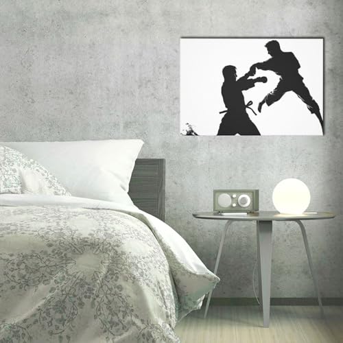 Poster kickboxing LPSRTWE pour déco murale de bureau actif
