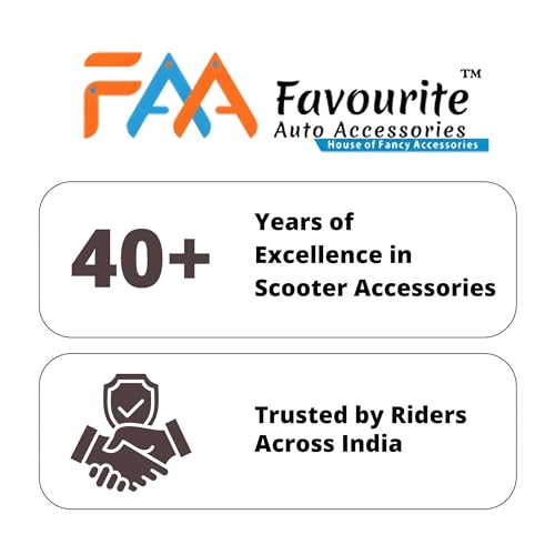 Image of Favourite Auto Accessories Dual Colored Seat Cover With Pro Leather Finish for Ola S1 Models (Brown & Black)