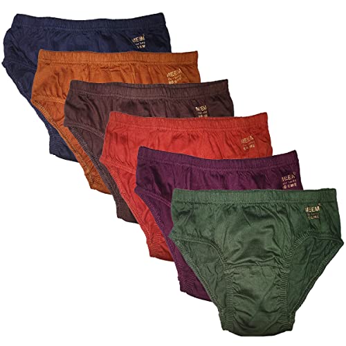 Image of Womens Panties Innerwear Combo Ladies Printed Cotton Briefs Underwear Multicolor Pack of 6
