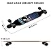 TLHB Longboard Skateboard, 41 Inch Drop Through Longboard Complete 9-Ply Nature Maple Premium Cruiser Long Board for Adults, Teens and Kids - High-Speed Bearings & T-Tool-Spaceman