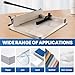 17 Inch A3 Heavy Duty Paper Cutter, 500 Sheet Capacity Guillotine Paper Cutter with HSS Blade, Double Safety Protection for Factory, Printing Shops and Offices