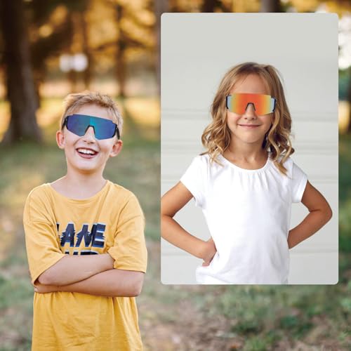 Cool Square Baseball Sunglasses For Kids, Youth Teens Softball Sunglasses Sturdy Frame for Boys Girls3