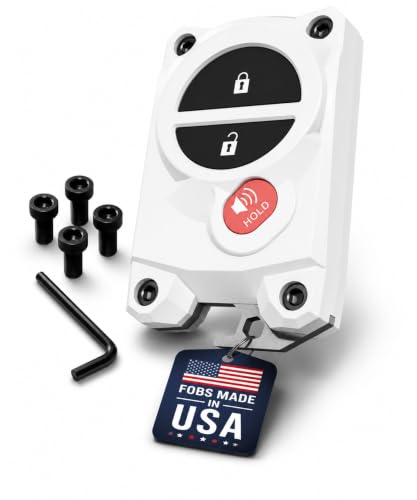Image of for Toyota Key Fob Cover with Built-in Bottle Opener - Rugged Protective Shell for Tundra (2007-2017) & Tacoma (2005-2015) - Enhanced Grip & Durability - Key Fob Replacement Shell - Custom Colors