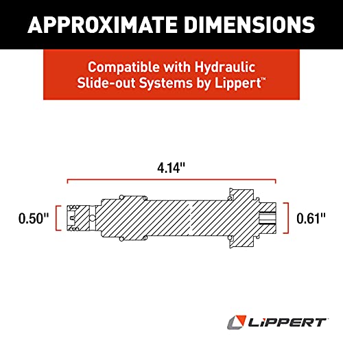 Lippert HYDAC Replacement Cartridge Valve with Turn and Lock Set Screw, Manual Override for Hydraulic Slide-Out Systems - WS08W-01T-C-N-0 by Lippert Components - Image 2