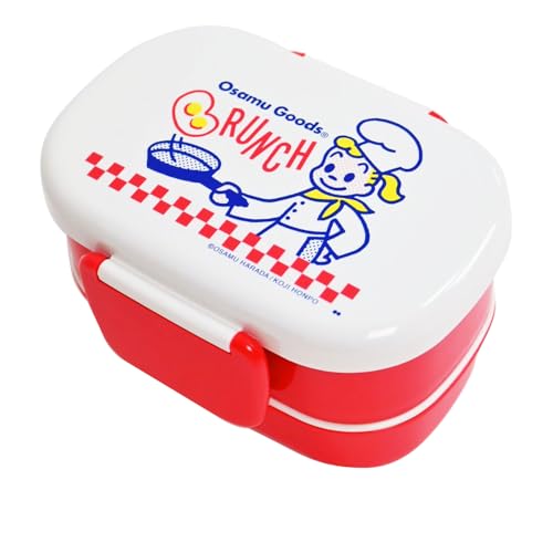 オサム グッズ キャラクター ランチボックス お弁当箱 弁当箱 弁当 2段 日本製 レンジ対応 OGA-1800 BRUNCH
