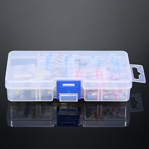 KKmoon 100 PCS Conectores de Fio com Vedação de Solda Termorretrátil Conector Terminais Elétricos À