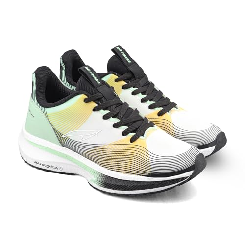 Image of ASIAN Hypercushion-09 Men's Running Shoes with Max Cushion Sole, Lace-Up Support, Lightweight Design for Running & Training