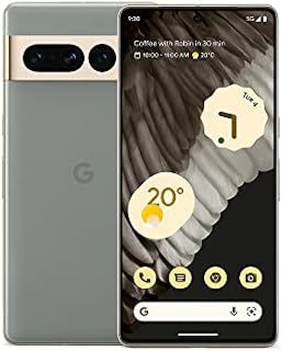 Google Pixel 7 Pro  Unlocked Android 5G smartphone with telephoto lens, wide-angle lens and 24-hour battery  128GB  Hazel