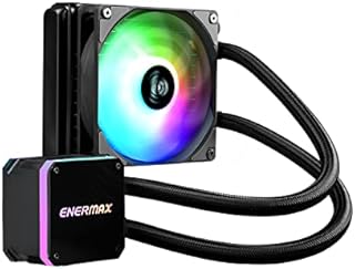 Enermax Liqmax III 120 Addressable RGB AIO CPU Liquid Cooler - 120mm Radiator, Single 120mm ARGB PWM Fan - Support Intel & AMD Ryzen - 5 Year Warranty
