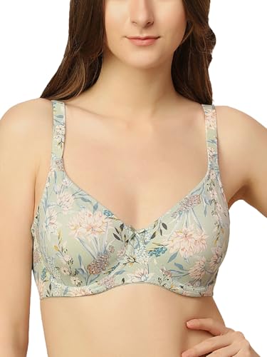 Image of Triumph International Women's Polyamide Wired Casual Minimiser Minimizer Bra (151I201 Green