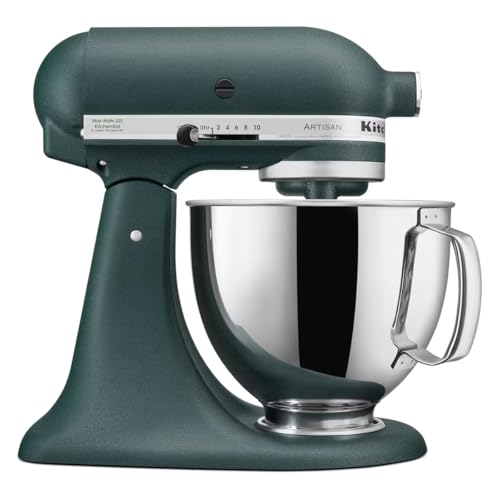 Image of KitchenAid Artisan Series 5 Quart Tilt Head Stand Mixer with Pouring Shield KSM150PS, Pebbled Palm