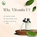 Vitamin E for Dogs - Vitamin E Oil for Dogs - Supports Healthy Skin, Coat, Joints - Supports a Healthy Immune System, Kidney Function - Dog Immune Support - 1 fl oz