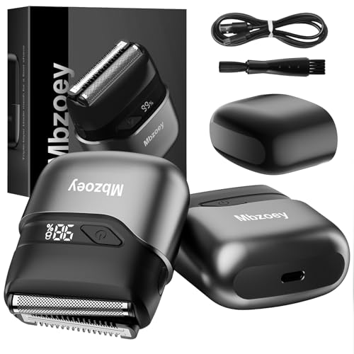 Mbzoey Mini Electric Razor for Men: Foil Shavers - IPX7
