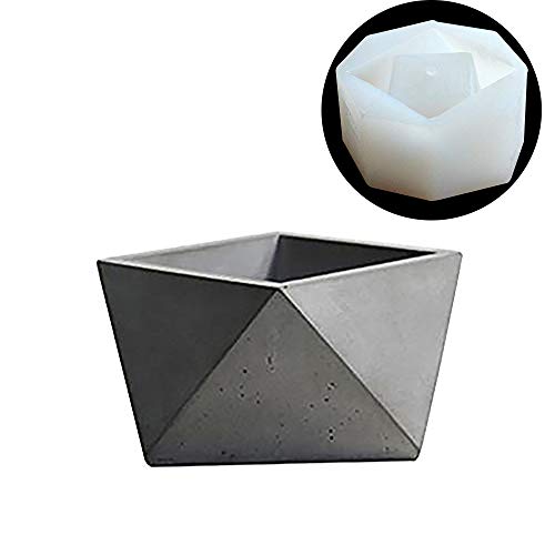 Nicole Silicone Cement Mold for Concrete Flower Pot Making Mould Handmade Craft Bonsai