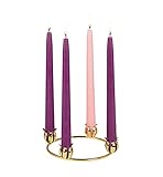 Christmas Advent Wreaths Brass Advent Wreath, 6 Inch