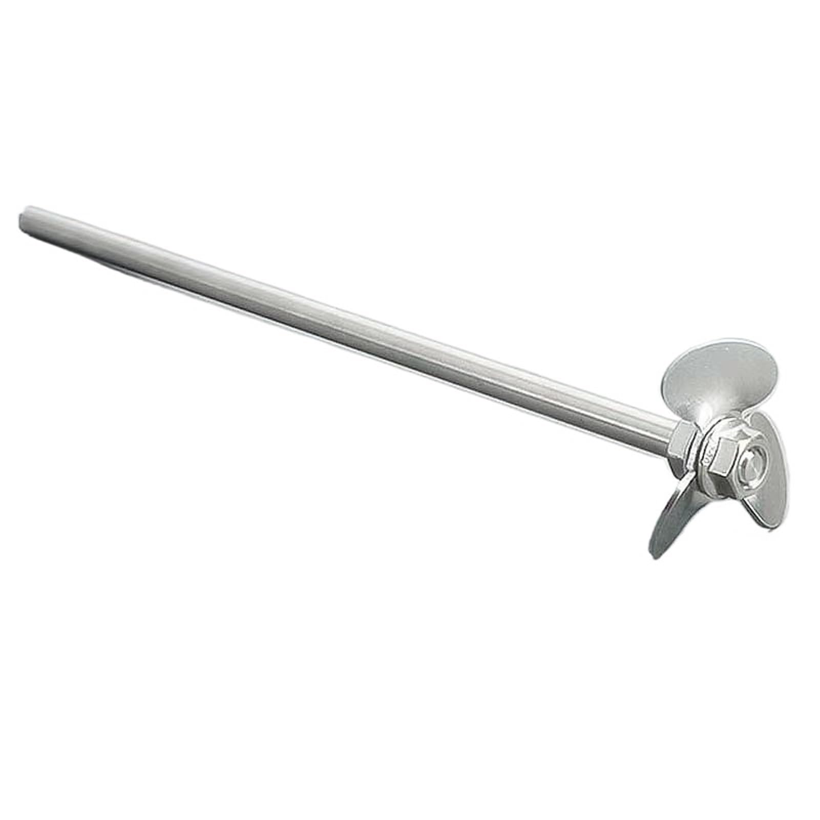 Impulsor de Laboratorio Alto cizallamiento, Cuchilla agitadora Tres Palas Acero Inoxidable con Varilla 40 mm a 120 diámetro, Varios tamaños | 100mm blade with rod