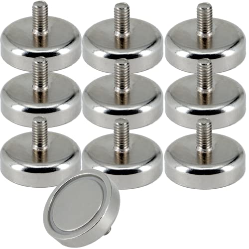 Neodym Topfmagnet Innengewinde M4 Magnet 16mm Flachgreifer 6KG Stark 25 Stück Neodym Topfmagnet Innengewinde M4 Magnet 16mm Flachgreifer 6KG Stark 25 Stück