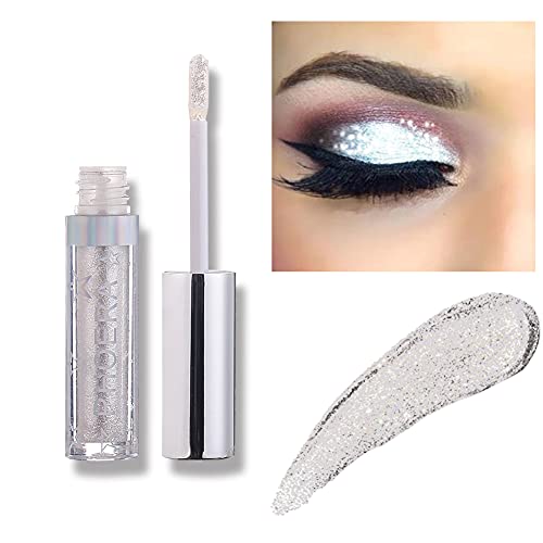 Glitter Eyeshadow，Makeup For Eyes Liquid Shimmer Sparkle Glow Light Colors Pencil Stick Shiny Long Lasting Waterproof Shining Eye Shadow Sets Metallic Pigments Metals Gloss Sparkling Pen Kit (A103) -  Eschindler