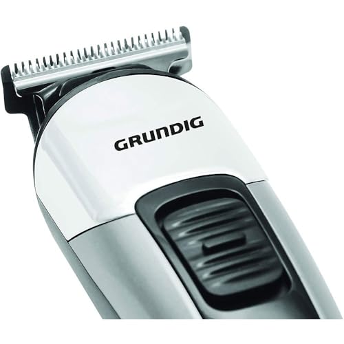 Kit para cortar pelo Grundig MGK 6841 con 8 accesorios y base de carga para barberia en casa 4
