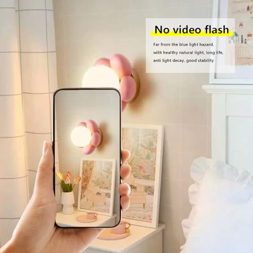 Apliques de Pared Creativa LED Infantiles Lámpara Interior Blanca para Dormitorio 12W 2