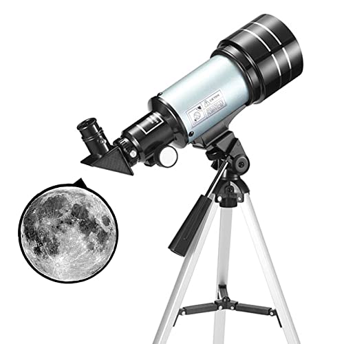 QHYTL Teleskop Astronomic Professional, 300 x 70 mm Objektiv-Zoom-Monokular-Teleskop für Weltraum-Mond-Nebel-Outdoor…