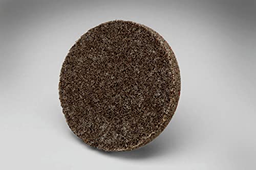 3M Scotch-Brite XL-UR Unitized Aluminum Oxide Medium Deburring Wheel - Medium Grade - Quick Change Attachment - 2 in Dia - 22100 Max RPM - 17192 [PRICE is per WHEEL]