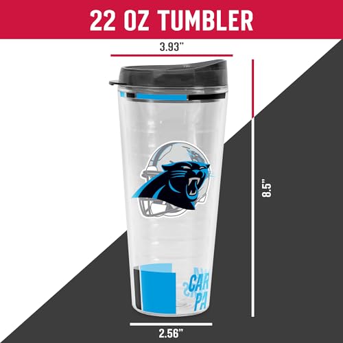 Image of Rico Industries NFL Football Double Wall Classic 16oz Or 20oz Tritan Tumbler W Lid