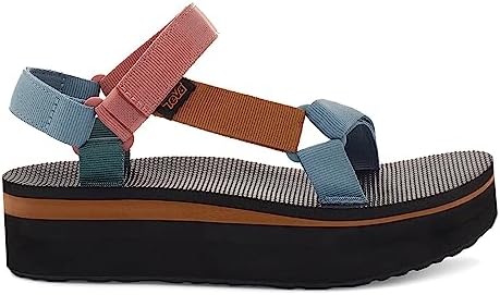Teva Women's Flatform Universal Sandal, Light Multi, 6 | Image 1