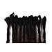 Dsoar 24 Inch Ombre Dreadlock Extensions Handmade Synthetic Dreads 10 Pcs/Pack Crochet Reggae Locs Extensions(Ombre Black and Dark Brown)