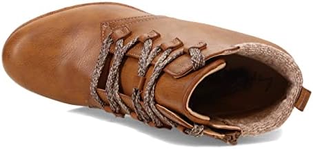 LifeStride Womens Zone Lace Up Wedge Bootie Whiskey Brown 7.5 M | Image 5