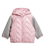 Eleganter und lässiger Look adidas I TRF MS Jacke für Babys, Jungen, Rosa / Grau (ROSSUA/GRPUMG), 80 (9/12 meses)