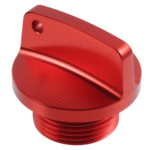 Coperchio del tappo del filtro 'olio per moto M22X1 5 Compatibile con 400 800 916 996 998 999 1098 1198 SS900 GT1000 MULTRADA 1000 DS Modelli(Red)